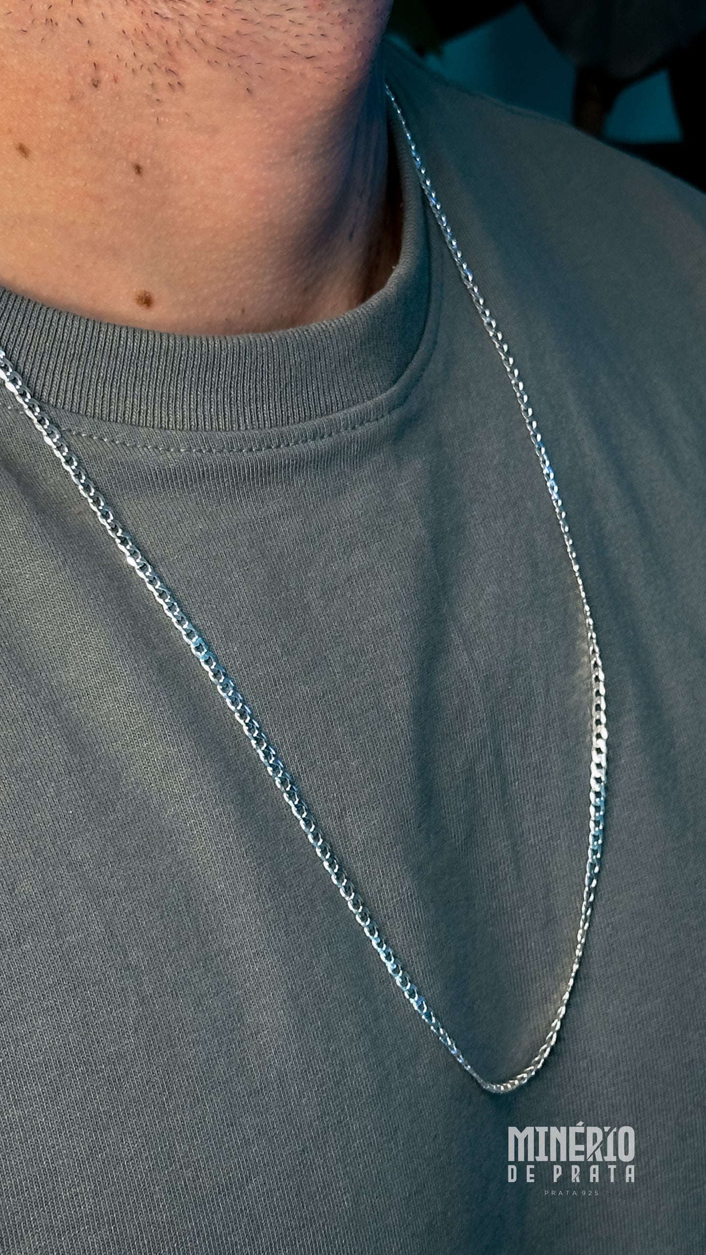 Corrente Grumet Flat - 3mm