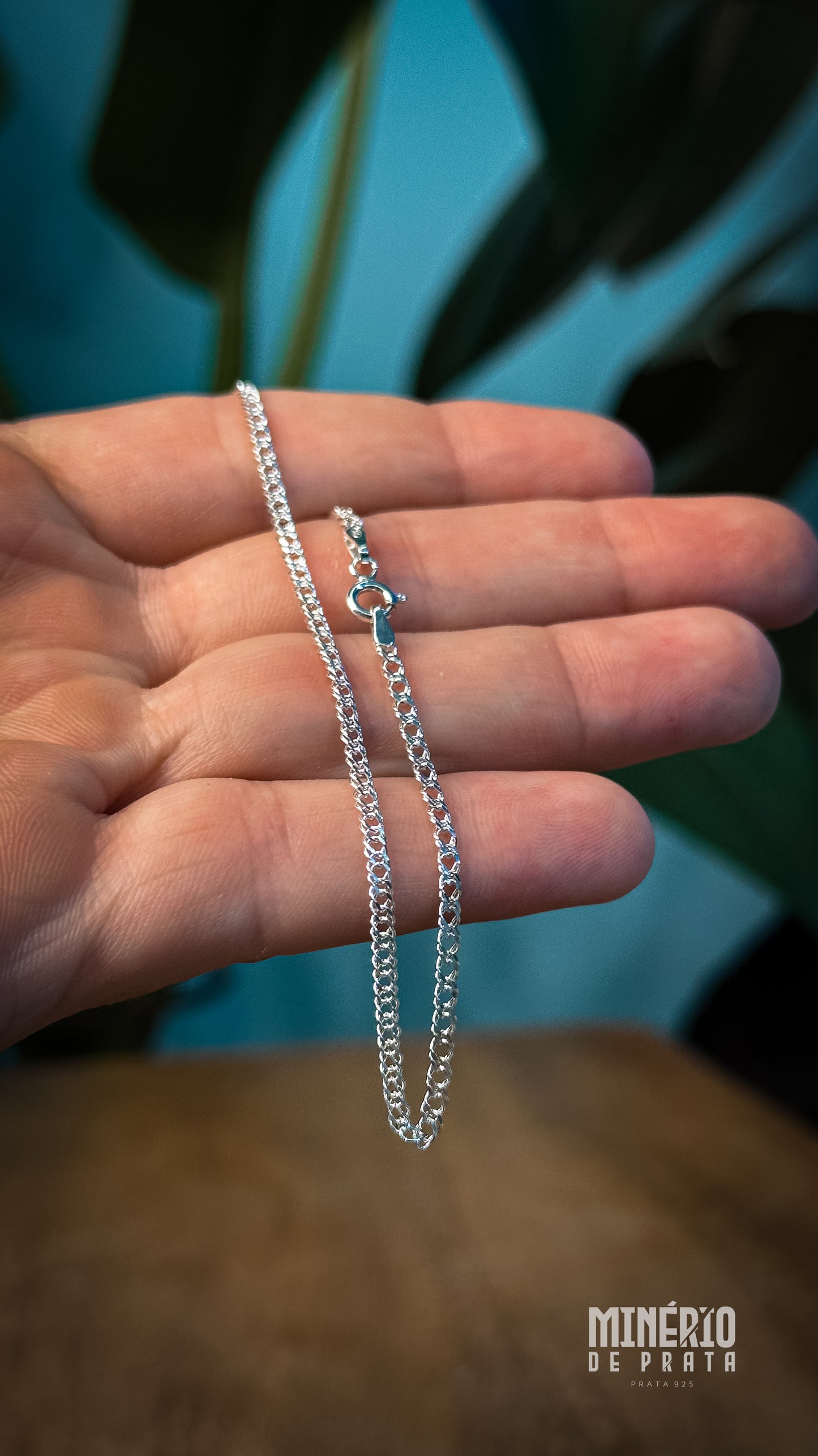 Pulseira Elo Duplo - 2mm