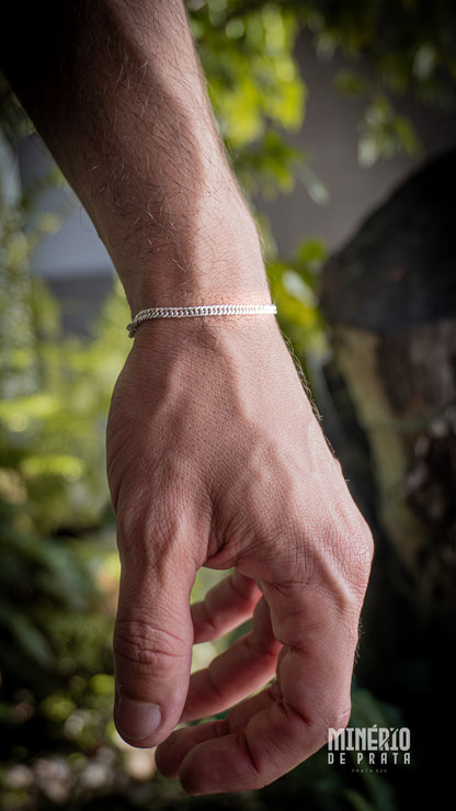 Pulseira Elo Duplo - 2mm