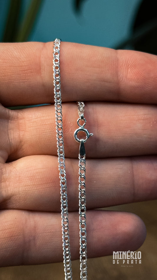 Pulseira Elo Duplo - 2mm