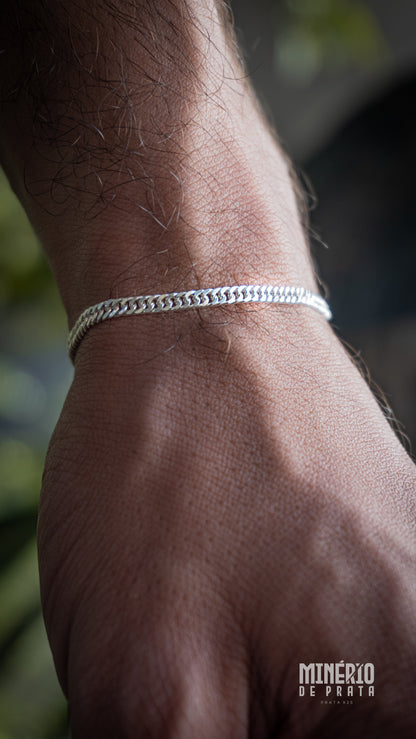 Pulseira Elo Duplo - 2mm