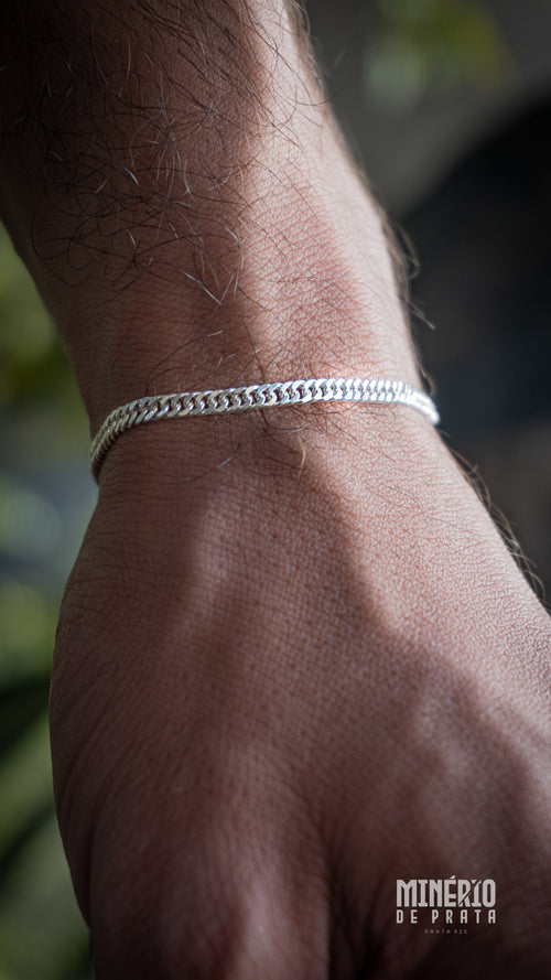 Pulseira Elo Duplo - 2mm